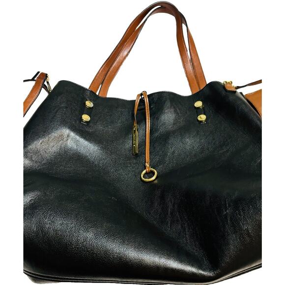 Calvin Klein Handbags - Calvin Klein Handbag/Tote Black/Brown Removable Brown Purse Business